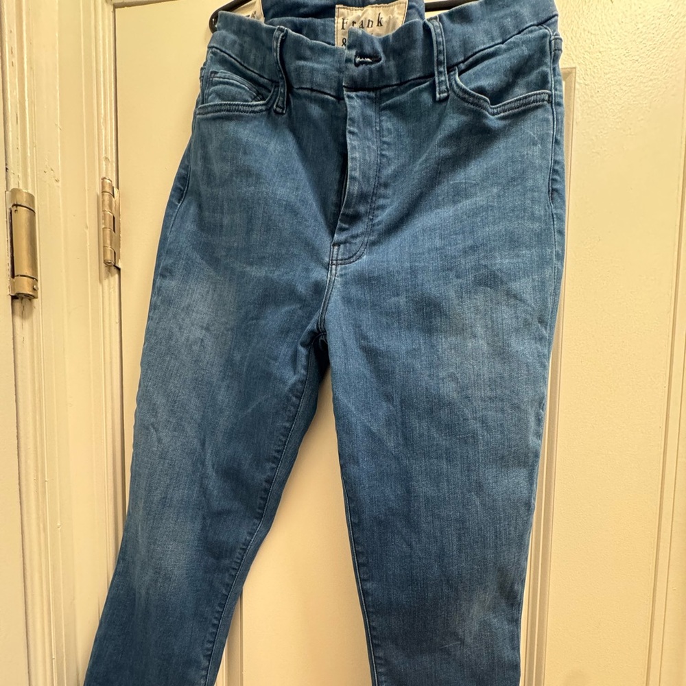 Frank and Eileen slingo denim size 30 2022 wash.  Washed on gentle and hung dry